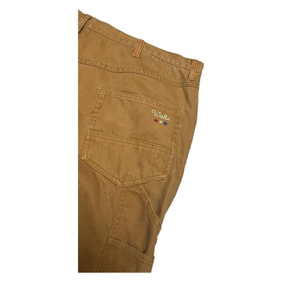 WALLS Designer Work Wear Heavy Duty Denim Jean Cargo Pants - Mens 42 x 34 - Picture 2 of 5
